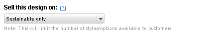 SKU filtering drop-down