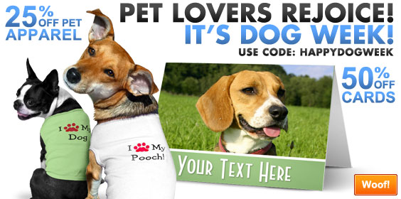 Pet Lovers Rejoice!  It's Dog Week!