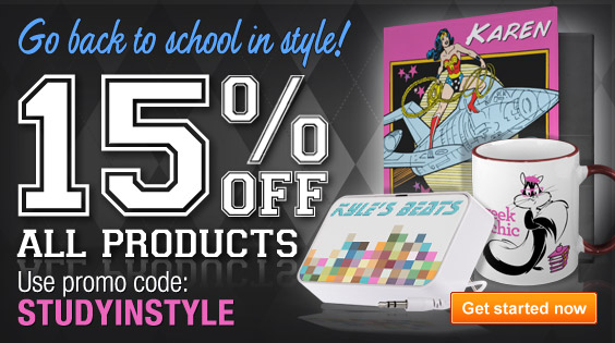 Go back to school in style! 15% off everything!