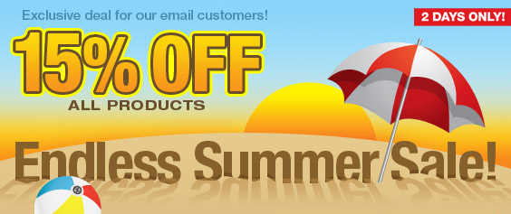 Endless Summer Sale! 15% off all products at Zazzle!