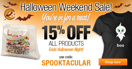 No tricks, just a Halloween treat - 15% off everything!