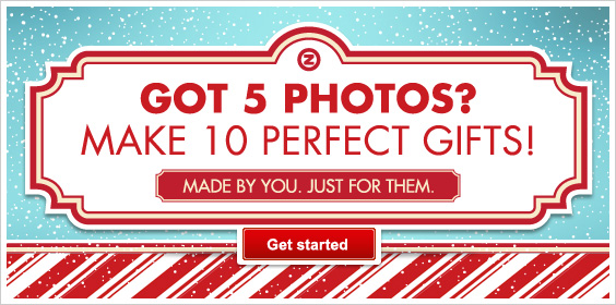 Got 5 photos? Make 10 perfect Christmas or holiday gifts!