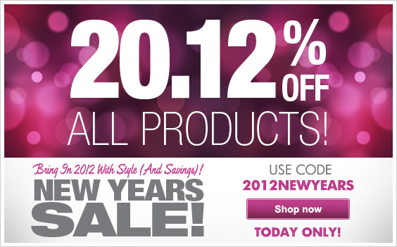 20.12% Off All Products!