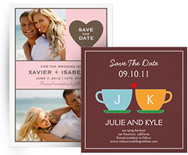 50% Off Select Save the Dates & Wedding Invites!