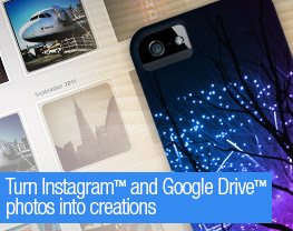 Turn Instagram and Google Drive photos into creations!