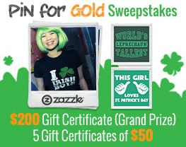 Pin for Gold Sweepstakes