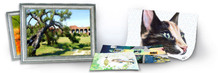 Corel framed prints, canvas prints, photo sculptures, and photo prints