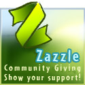 Promote Zazzle Community Giving Program - Medium Badge
