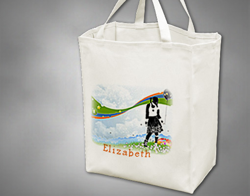 custom grocery bags picture