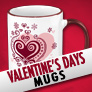 Valentines Day mugs