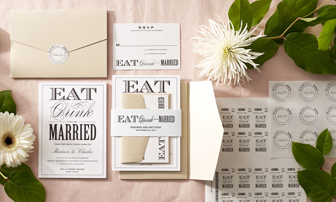 Browse the Wedding Invitations Collection and personalize by color, design, or style.