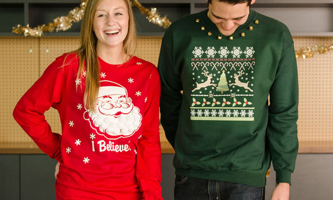 Browse the Holiday T-Shirt Collection and personalize by color, design, or style.