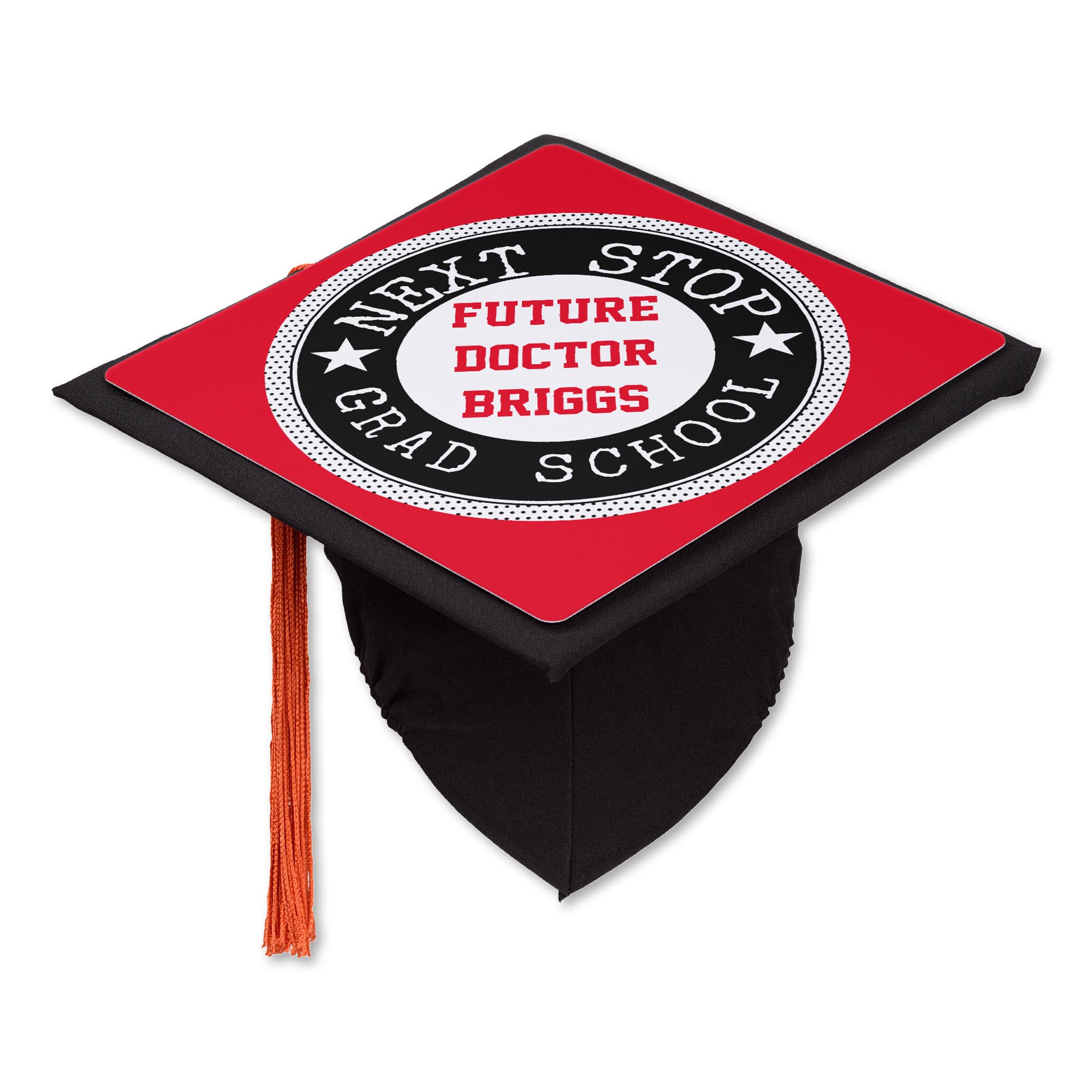 Next Stop Grad School Graduation Cap Topper