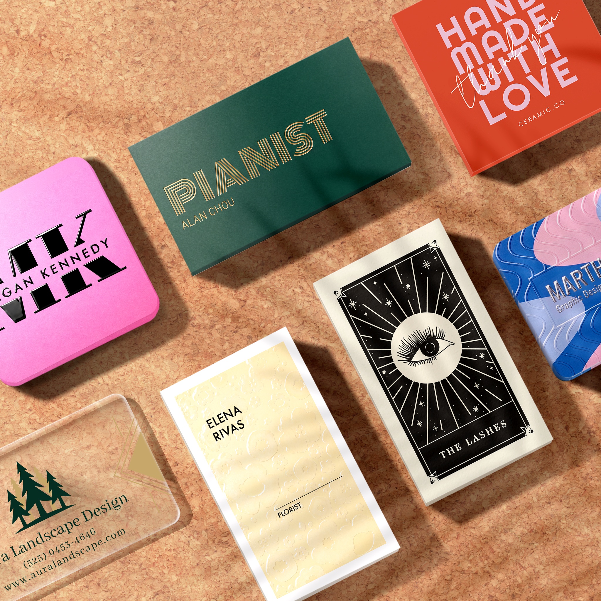 Assorted business cards