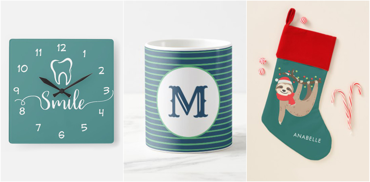 Shop Clocks, Mugs, Stockings and More