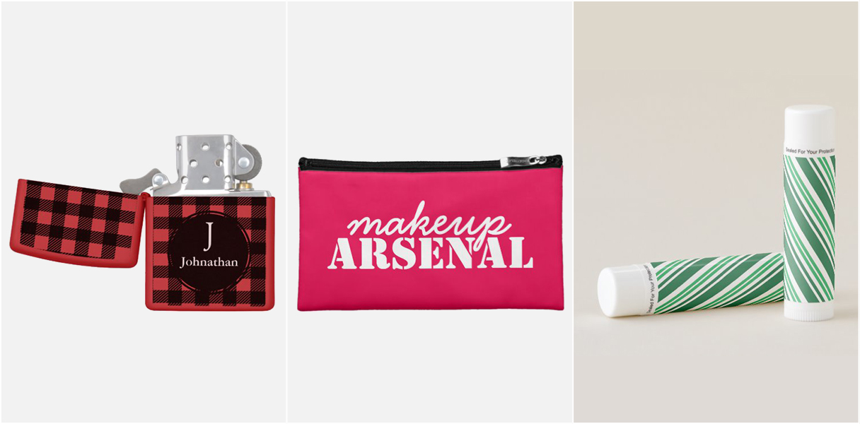 Shop Lighters, Cosmetic Bags, Lip Balm and More