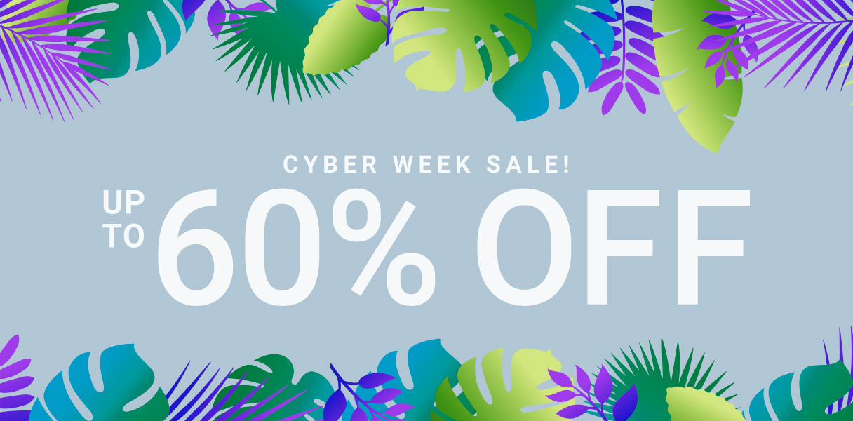 Cyber Week Sale - Up To 60% Off