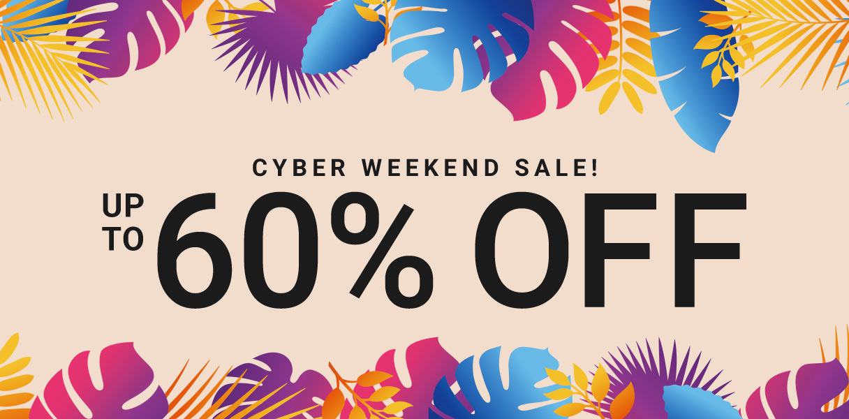 Cyber Week Sale - Up To 60% Off