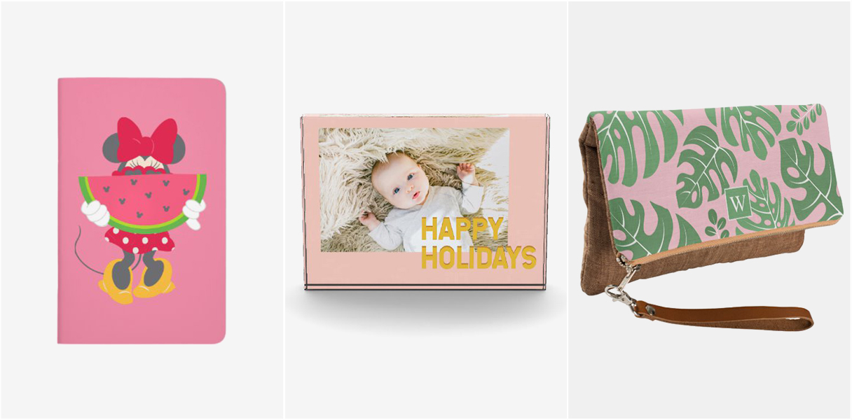 Shop Journals, Photo Blocks, Clutches and More