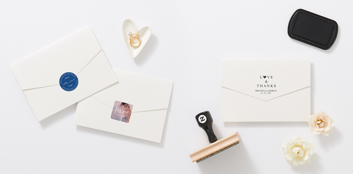 Up to 50% Off Wedding Cards, Invites, Rubber Stamps and More