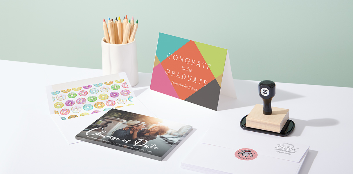 Up to 50% Off Announcements, Stickers, Labels, Rubber Stamps and More