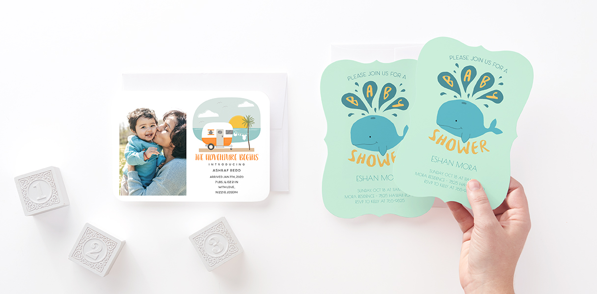 40% Off Baby Cards & Invitations, 20% Off Our Baby & Kids Department