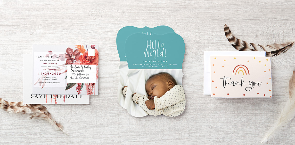50% Off Cards, Announcements, Post-it® Notes & More