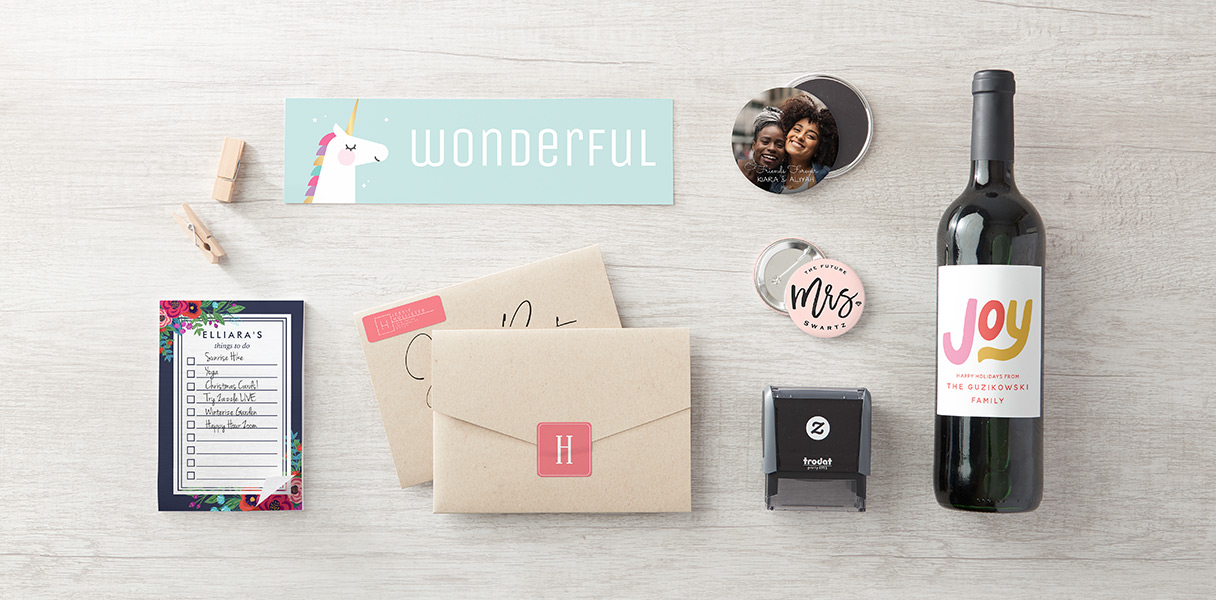 Up to 50% Off Stickers, Labels, Rubber Stamps & More