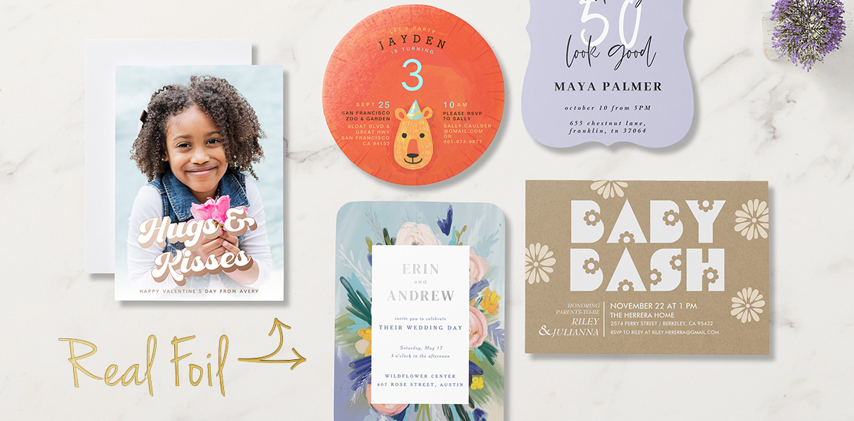 50% Off Cards & Invites For All Your Moments