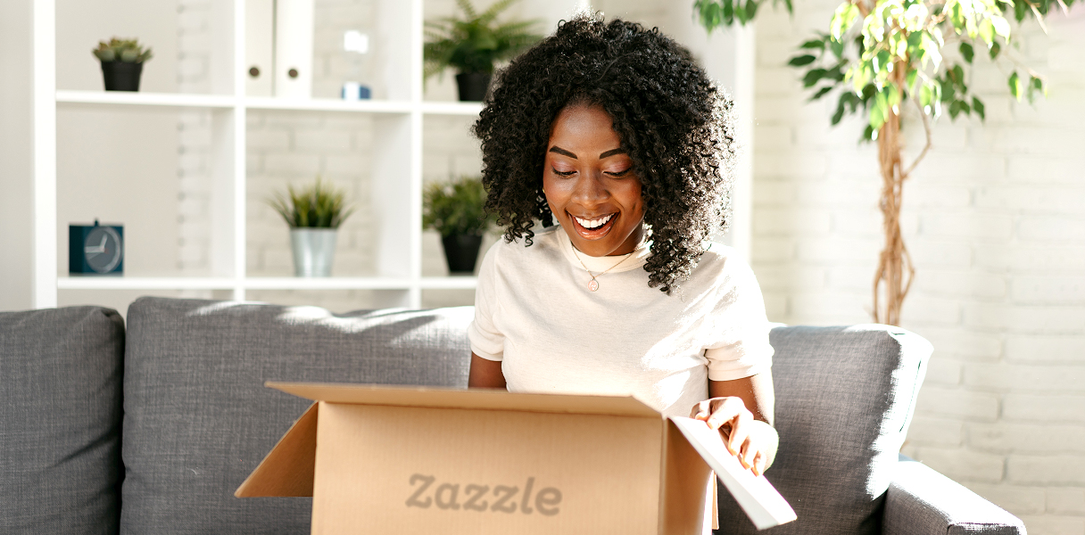 A satisfied Zazzle customer