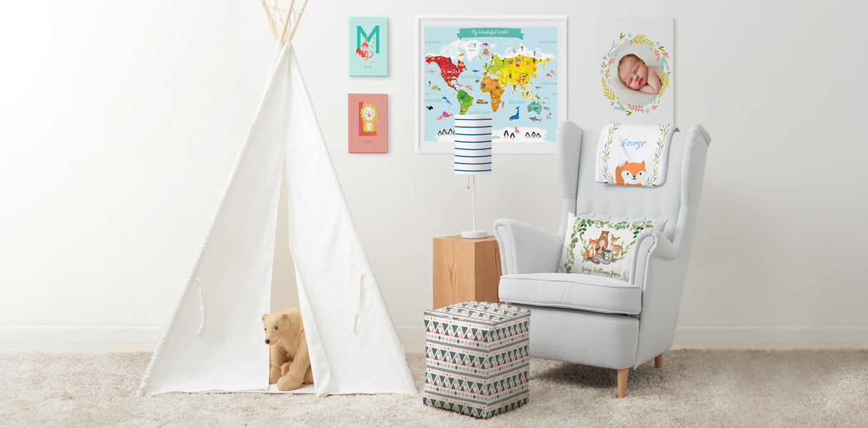Kids' and Nursery Décor with 15% Off