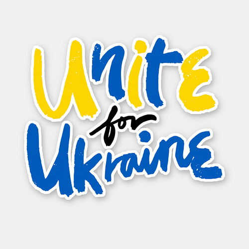 Zazzle - Mockup - Kiss-cut Unite For Ukraine Sticker.png Zazzle - Mockup - Kiss-cut Unite For Ukraine Sticker.png