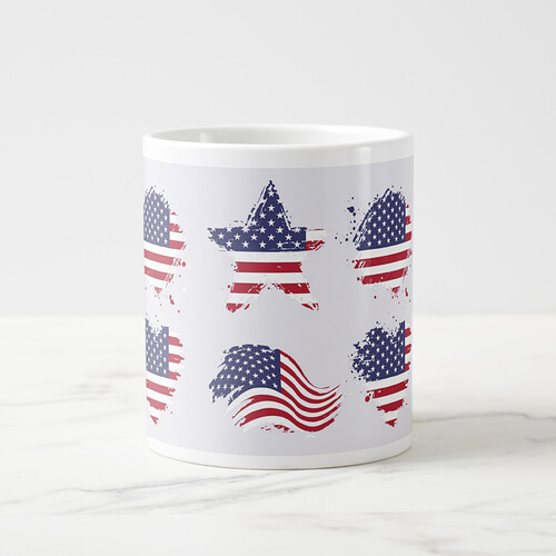 America a land of the free Jumbo mug