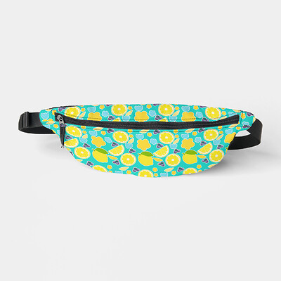 Zazzle Modern Summer Lemon Fanny Pack (Front).png