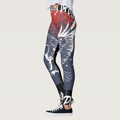 Zazzle Being American Proud Eagle Leggings (Left).png