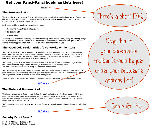getting your Fanci-Panci bookmarklets
