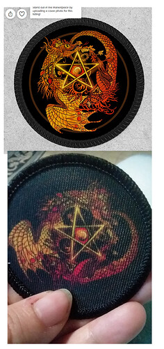 Top: how it shows on Screen Bottom: how it prints