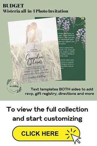 Beautiful Purple Wisteria Floral Wedding Invitation Suite Budget from 0_30, Photo Overlay all-in-1.jpg