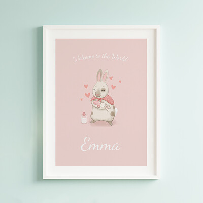 Personalised Nursery Poster