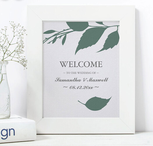 Wedding Welcome Sign