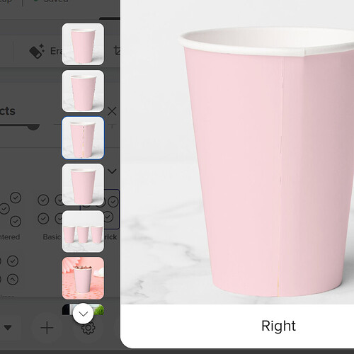 All that shows up is the pink background I added which should be under my pattern.