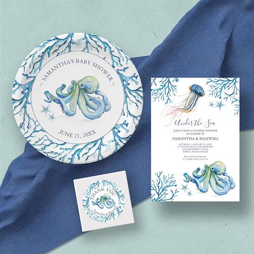 Under The Sea Baby Shower Theme