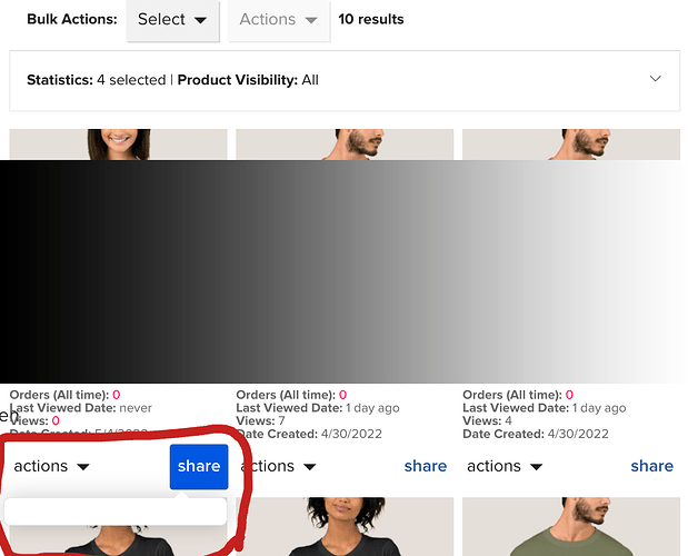 store product page