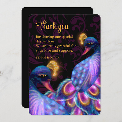 Thank you card jewel tone peacocks.png