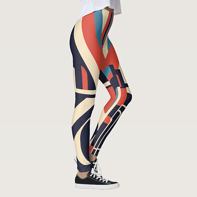 Zazzle Art Deco Geometric Leggings for 4th of July (Right).png