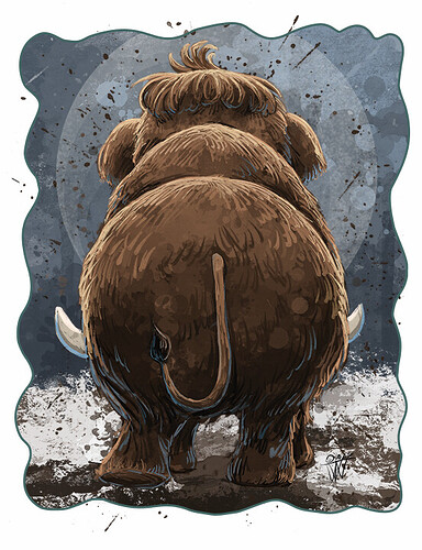 Animal Parade Mastodon Tail