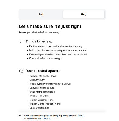 Sell it button