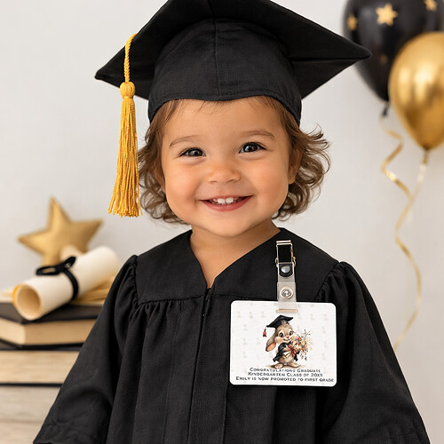 Kindergarten Graduation Badge