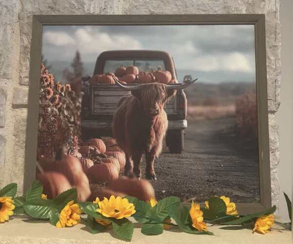 customer framed it is darker