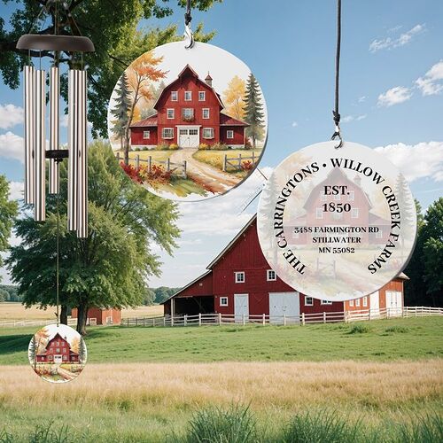 Exquisite Rustic Barn Classic Farmhouse Style Wind Chime.jpeg Exquisite Rustic Barn Classic Farmhouse Style Wind Chime.jpeg